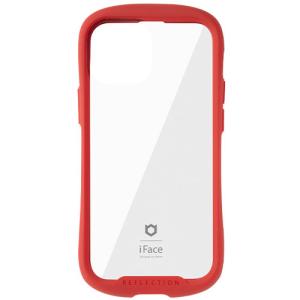 HAMEE 41-933053 iPhone 13 mini専用 iFace Reflection強化ガラスクリアケース レッド iFace