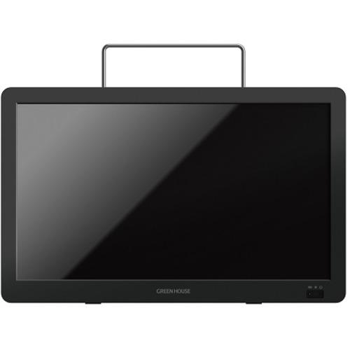 グリーンハウス GH-PTV14A-BK 14インチポータブルテレビ ブラック GHPTV14ABK