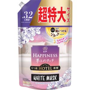 Ｐ＆Ｇ レノアハピネス夢ふわタッチリラックスナイトホワイトムスク詰替用超特大サイズ 1220ML｜best-tecc