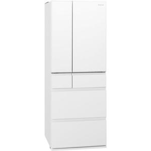 【無料長期保証】パナソニック NR-F516MEX-W 6ドアパーシャル搭載冷蔵庫(513L・フレンチドア) エコナビ ナノイーX搭載 セラミックホワイト