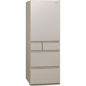 【無料長期保証】パナソニック NR-E507EXL-N 5ドア冷蔵庫(502L・左開き) エコナビ／ナノイー X搭載 グレインベージュ