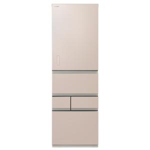 【無料長期保証】東芝 GR-W450GTM(NS) 5ドア冷凍冷蔵庫 (452L・右開き) エクリュゴールド
