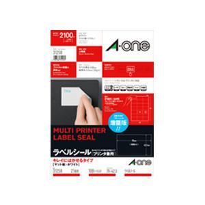 エーワン 31258 ラベルシール プリンタ兼用 ( A4判 ／ 21面 100シート