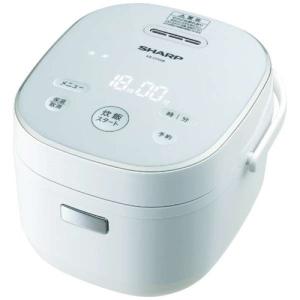 シャープ KS-CF05B-W マイコン炊飯器 3合炊き ホワイト系
