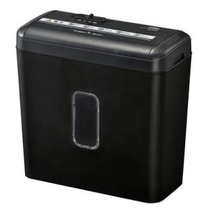 ナカバヤシ NSE-207BK クロスカットシュレッダー （A4サイズ／CD・DVD