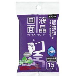 ナカバヤシ DGCW-K3015 Digio 液晶画面用 ウェットタイプクリーナー 携帯タイプ・15...