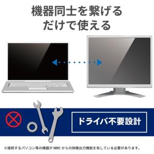 エレコム CAC-HDMIVGA10BK HD...の詳細画像3