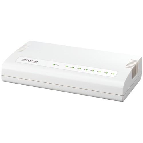 IOデータ ETX-ESH08WC 100BASE-TX／10BASE-Te対応 8ポート レイヤー...