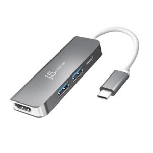 【推奨品】j5 create JCD371 JCD371 USB-C to HDMI & USB 3.0 2 port with Power Delivery スペースグレー｜best-tecc