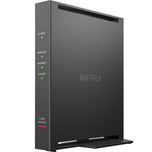 BUFFALO WCR1166DHPL Wi-Fiルーター Wi-Fi 5(11ac)対応 ブラック