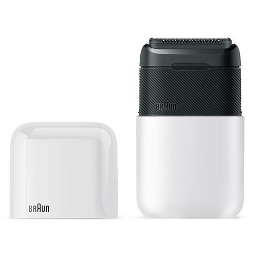 ブラウン M-1011  Braun mini モバイル 電気シェーバー   ホワイト