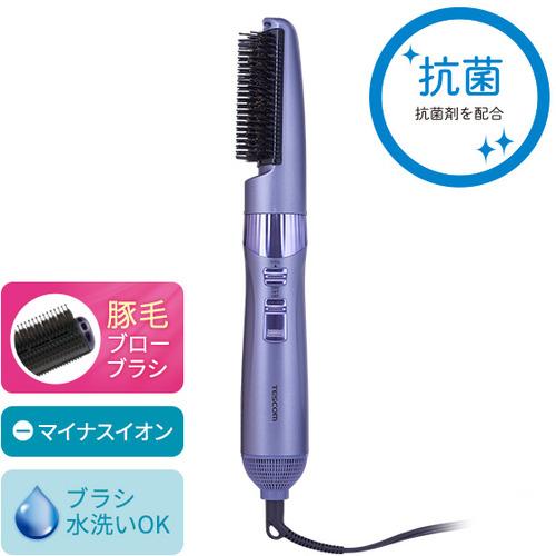 テスコム TC430A-V カールドライヤー マイナスイオン 静電気低減 ブラシ4方向調整可 冷温風...