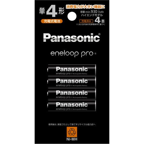 Panasonic BK-4HCD／4H エネループプロ 単4形 4本パック(ハイエンドモデル) B...