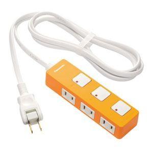 パナソニック WHS2523JP テーブルタップ 「ザ・タップZ」(3個口・2m)オレンジ