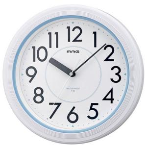 ノア精密 W-662WH-Z MAG アクアガード 防水掛け時計 ホワイト