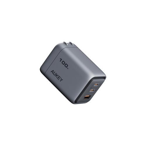 AUKEY PA-C5-GY AC充電器 PD100W Comet USB-Ax1、USB-Cx2ポ...