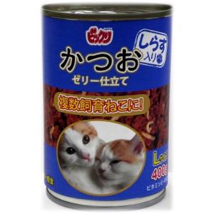 ペットライブラリー BKC‐023  ビックリ 猫缶かつおしらす入り複数飼育向け  400g