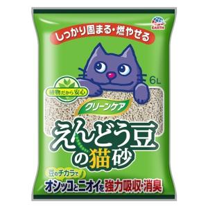 アース・ペット クリーンケア えんどう豆の猫砂 ６Ｌ｜best-tecc