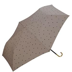 【2023年】 Wpc. 雨傘 ミルキードット ミニ ブラウン 50cm 晴雨兼用 レディース 折りたたみ傘 6375-011-002の商品画像