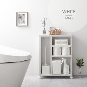 ラック 幅43cm トイレ 収納 キャスター付...の詳細画像3