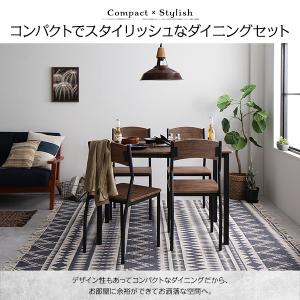 ダイニングテーブルセット 4人用 5点 テーブ...の詳細画像2