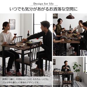 ダイニングテーブルセット 4人用 5点 テーブ...の詳細画像3