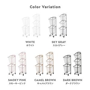 ランドリーラック 3段 スクエアタイプ 角型 ...の詳細画像3