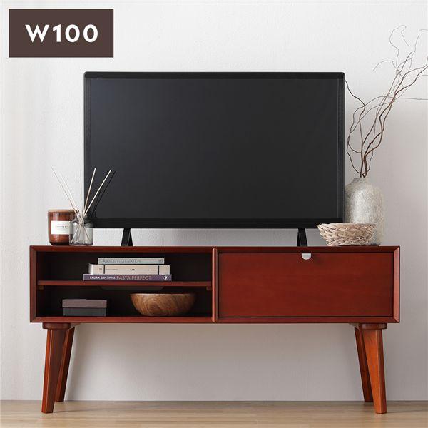 テレビ台 テレビボード ローボード 北欧ヴィンテージ調デザイン 幅100×奥行40×高さ46cm 天...