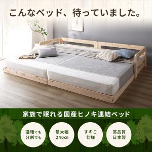 日本製 すのこ ベッド セミダブル 通常すのこ...の詳細画像1