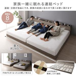 ベッド ワイドキング 200 S+S ベッドフ...の詳細画像4