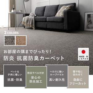 ラグ カーペット 江戸間6帖 約261×352...の詳細画像1