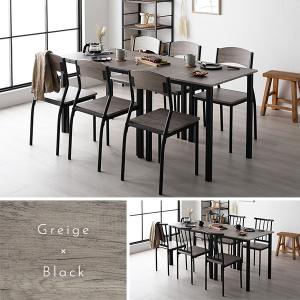 ダイニングテーブルセット 6人用 8点 分割 ...の詳細画像1