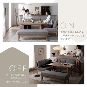 ダイニングテーブルセット 〔 L字4点セット ...の詳細画像5