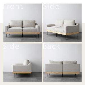 ソファ 2人掛け 単品 肘付き カバーリング ...の詳細画像5