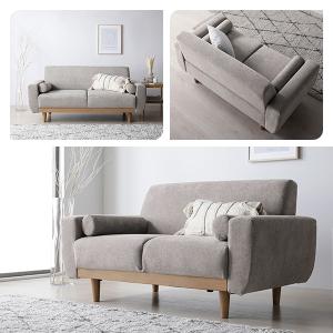 ソファ 2.5人掛け 単品 天然木 木脚 着脱...の詳細画像4