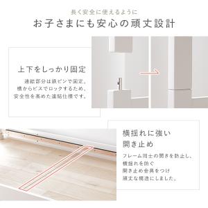 2段 ベッド ショート丈シングル 国産薄型ポケ...の詳細画像5
