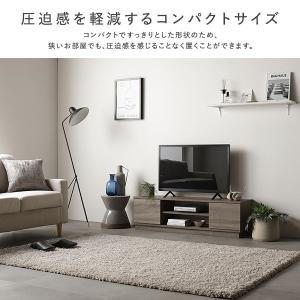 扉付き テレビ台 テレビボード 110cm幅 ...の詳細画像4