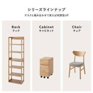 〔旧仕様〕 天然木 デスクシリーズ デスク 単...の詳細画像3
