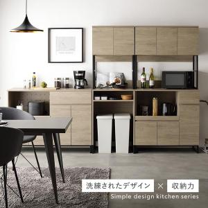 キッチンボード 約幅60cm スチール ゴミ箱...の詳細画像1