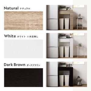 ゴミ箱上 収納カウンター 幅71cm 引き出し...の詳細画像1