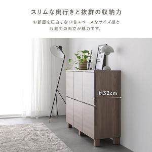 キャビネット スクエア扉+引き出しタイプ 2枚...の詳細画像5