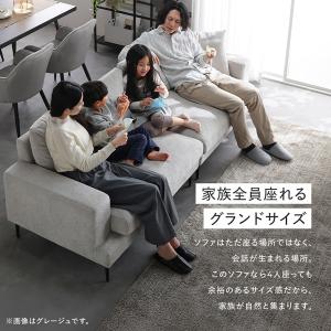 デザインソファ 4人掛け ソファ 単品 洗える...の詳細画像3