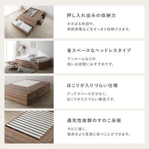 ヘッドレス チェスト ベッド シングル ベッド...の詳細画像2