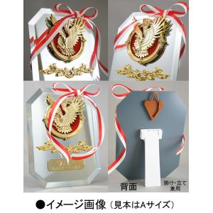 盾 鏡【文字無料】 人気!ミラーガラス製楯(鏡...の詳細画像2