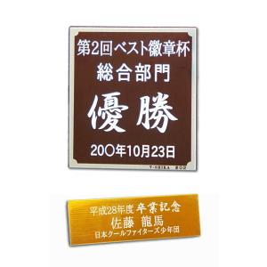 「修正・再製作文字入プレート」※大会中止(2か...の詳細画像1