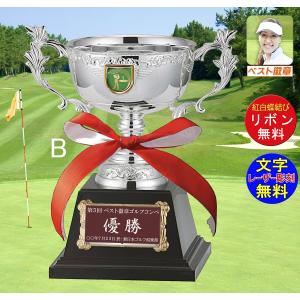 ゴルフ【文字無料】高さ225mm 優勝カップ コンペ景品 ゴルフ盾
