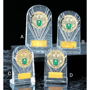 トロフィーゴルフ・ガラス 高さ130mm ホー...の詳細画像2