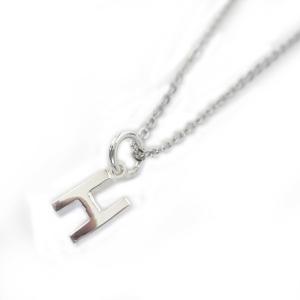 シルバー925アクセサリー イニシャル アルファベット H ...