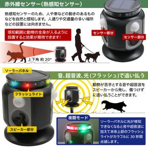 猫よけ 超音波 猫よけ対策 動物撃退器 最強 ...の詳細画像3
