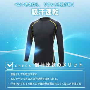 作業用インナー 接触冷感 インナー 長袖 レデ...の詳細画像3